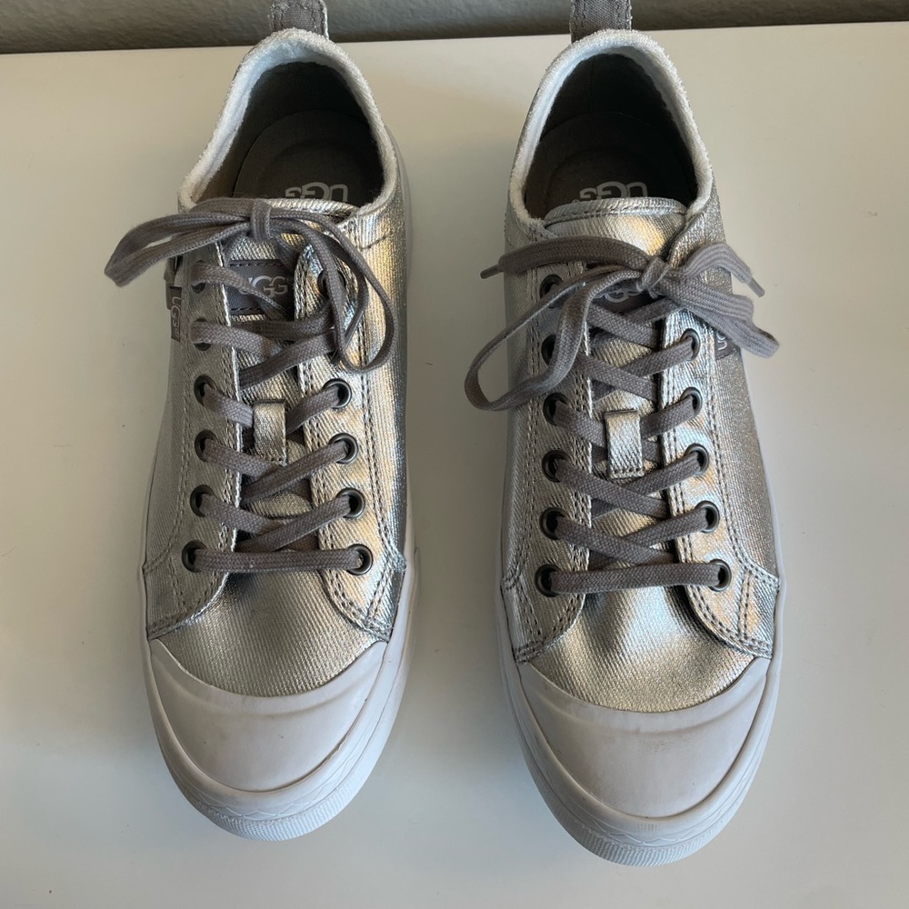 Silver Ugg Sneakers Gem